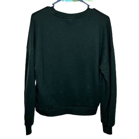 Betsey Johnson Performance Green Stay Wild Pullover Crewneck Sweatshirt Medium - Picture 10 of 16